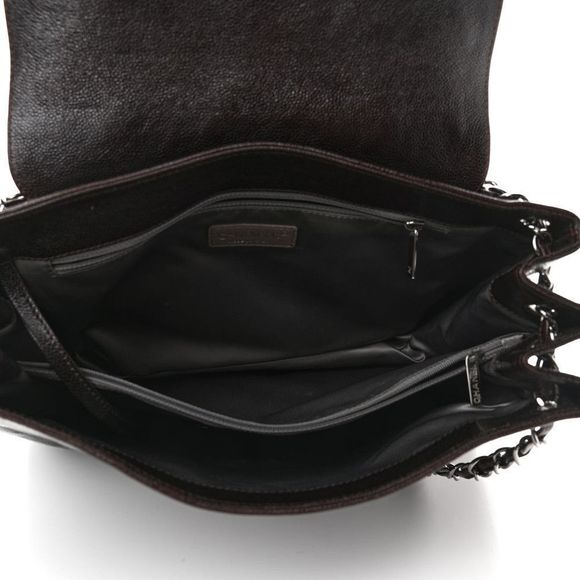 Caviar Pocket In The City Tote Dark Brown - Picture 4 of 9